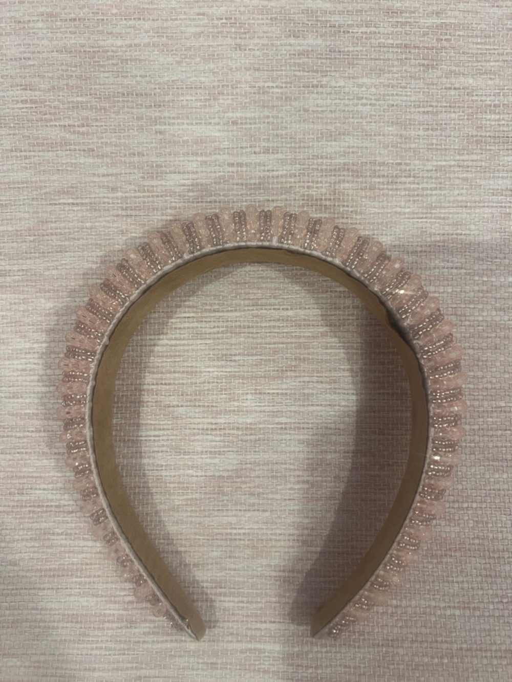 Sparkle Pleated Pink Headband - Women Accessories